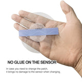 60Pack Libre Sensor Covers Latex-Free Medical Adhesive Patches for Libre 2/3 Precut CGM Tape with No Glue On The Center Waterproof and Strong Stick for Long Stay