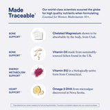 Ritual Ritual Multivitamin for Women 50+, Menopause Supplements with Vitamin D3, K2 and Magnesium for Bone Support*, Omega-3 DHA, Vitamin B12, Non-GMO, Mint Essenced, 30 Day Supply, 60 Vegan Capsules