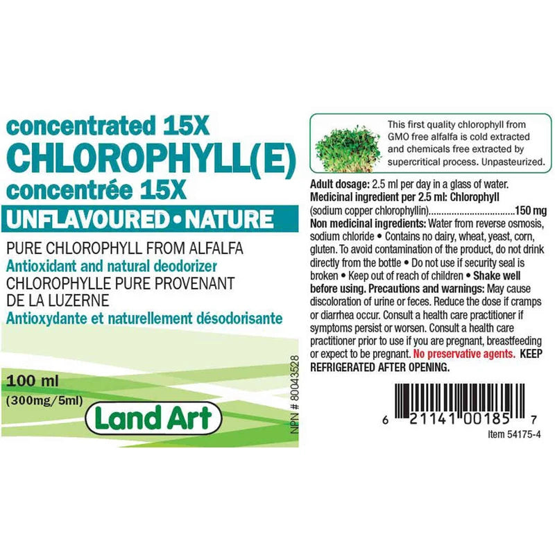Land Art Pure Chlorophyll, 100ml