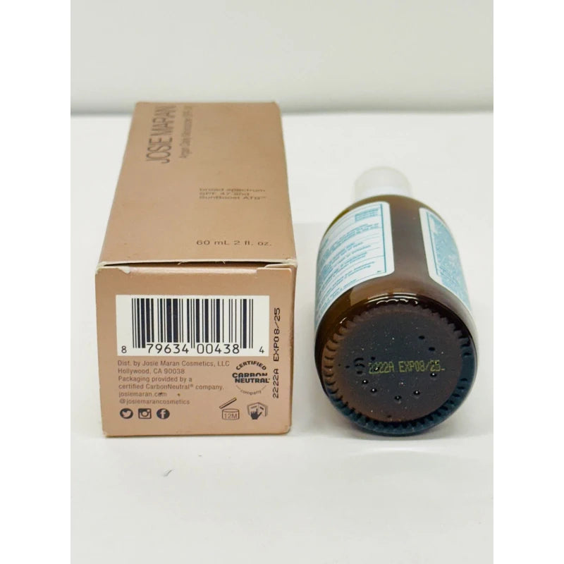 Josie Maran Argan Daily Moisturizer SPF 47 Sunboost ATB 2 oz NEW 08/25