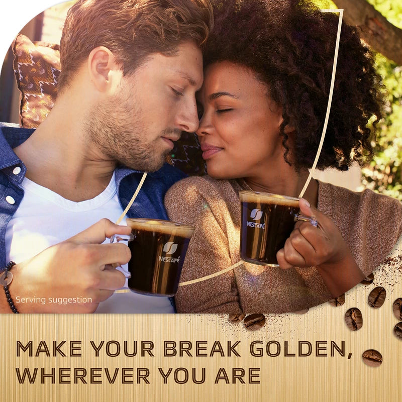 NESCAFE Gold Blend Decaf Instant Coffee Sachets - 200 x 1.8g Sticks