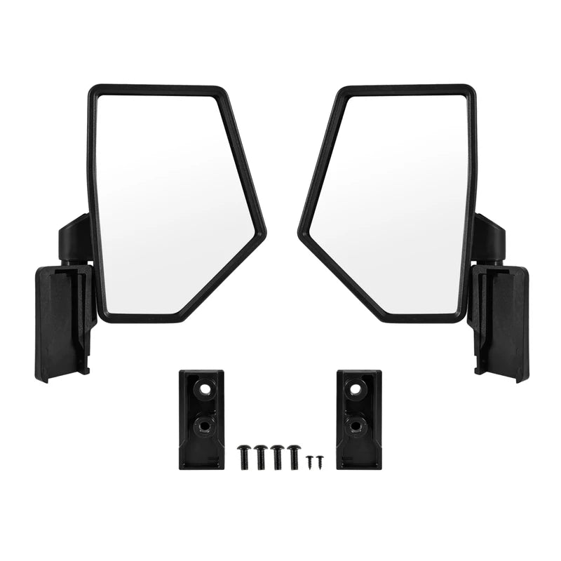 SLORIMOD Door-Mounted Side Mirrors for Ranger XD 1500 24-25, Adjustable Folding Side Rearview Mirrors for Polaris Ranger XD 1500/Crew XD 1500 2024 2025 Accessories, 2PCS, Replace# 2889862