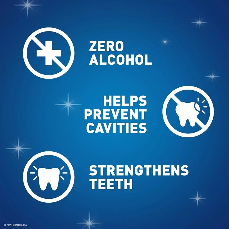 ACT Anticavity Zero Alcohol Fluoride Mouthwash With Dosing Cup, Mint, 18 fl oz