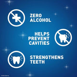 ACT Anticavity Zero Alcohol Fluoride Mouthwash With Dosing Cup, Mint, 18 fl oz