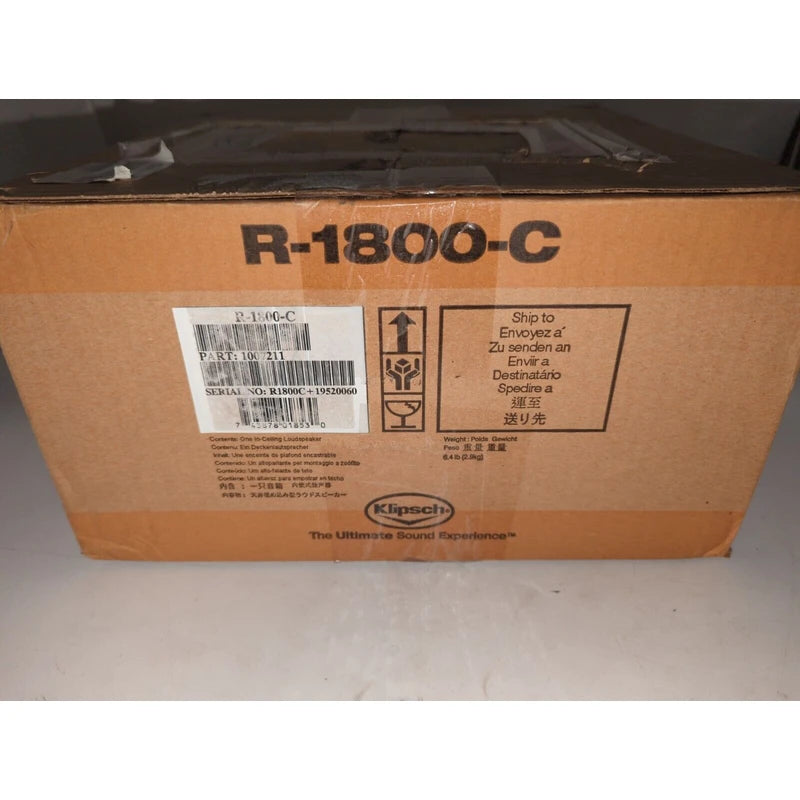 Klipsch R-1800-C In-Ceiling Loudspeaker white