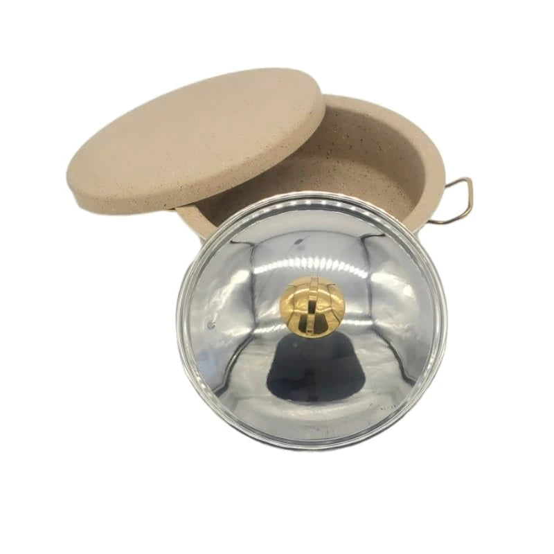 Maqluba (Makloubah) Aluminum Non-Stick Granit Coated Pot طنجرة المقلوبه