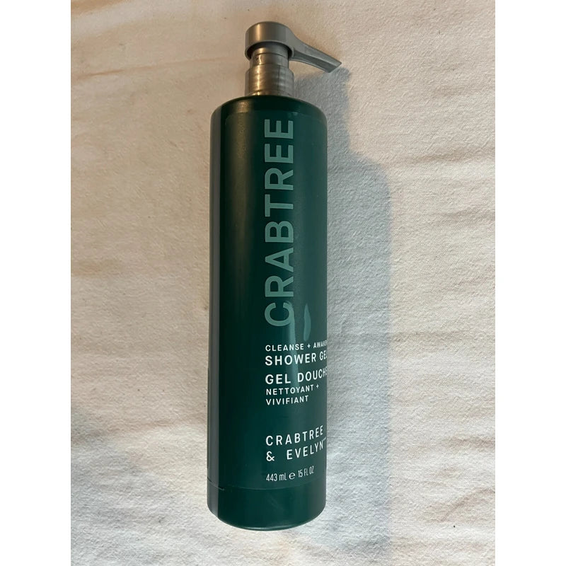 Crabtree & Evelyn Cleanse + Awaken Shower Gel, 15 oz