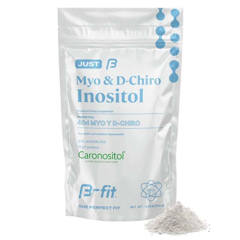 B-FIT B B-FIT B Just Inositol - Myo-inositol & D-Chiro Inositol Supplement 40:1 Formula - 2 Month Supply 60 Servings - No Additives - Inositol Powder