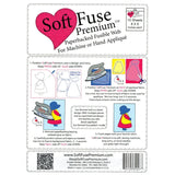 Shades Textiles SOFT FUSE PREMIUM Paperbacked Fusible Web for Applique ~ 8 x 9 Each ~ 10 Sheets