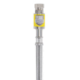 Eastman Flood Defender Dishwasher Installation Kit, 6 Ft. Supply Line, Built-in Auto Shutoff Valve, 3/8 In. Compression, 3/4 In. FHT and 3/8 In. MIP Elbows, Stainless Steel Dishwasher Connector, 98556