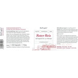 BioProphyl® Red Rice 2.5 mg Monacolin-K | 250 Vegetable Capsules for 8 Months | Citrinin Free