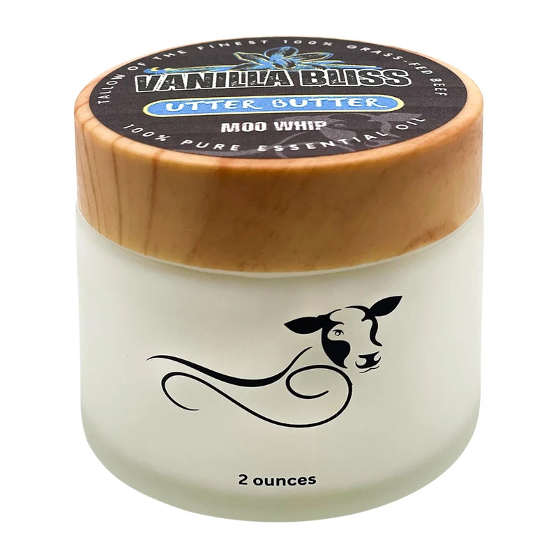 Tallow Balm, Face Cream, Body Cream, Hand Made, Tallow Face Moisturizer, Skin Tightening Cream for Body and Face, Scar Reducing Vitamin E Oil, Organic Skincare (2oz, Vanilla)