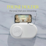 SAINTLY Clean Butt Kit - Touchless Toilet Paper Foam Dispenser - Turn Your Toilet Paper Into Flushable Wipes - Dermatologist Tested Flushable Wipe Alternative Plumbing & Septic Safe
