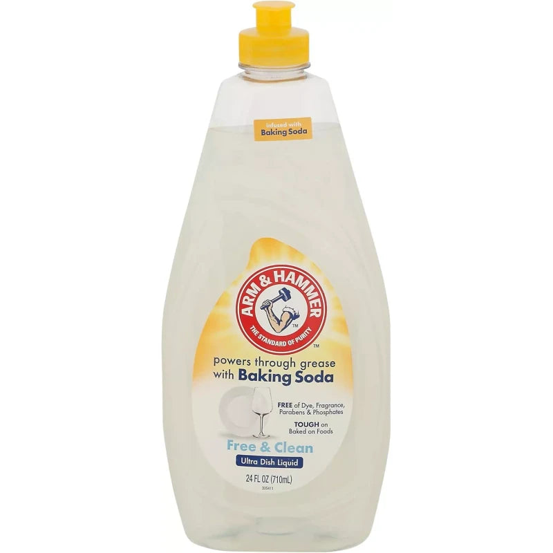 Arm & Hammer Free & Clean Ultra Dish Liquid, 24 Ounce