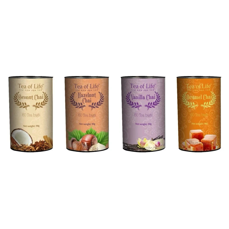 Tea of Life COCONUT Chai Tea 60 Tea Bags
