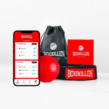 Boxbollen Original with App - MMA Boxing Reflex Ball - Adjustable Strap - Interactive Boxball App Integration - 1 Pack