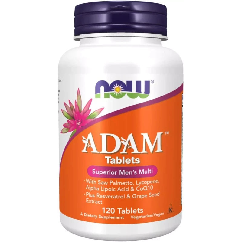 Supplements, ADAM™ Men'S Multivitamin with Saw Palmetto, Lycopene, Alpha Lipo...