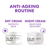 Olay Anti-Wrinkle Firm & Lift Day Cream With SPF15, Helps To Visibly Reduce Fine Lines & Wrinkles And Protects Against Premature Signs Of Ageing,50ml