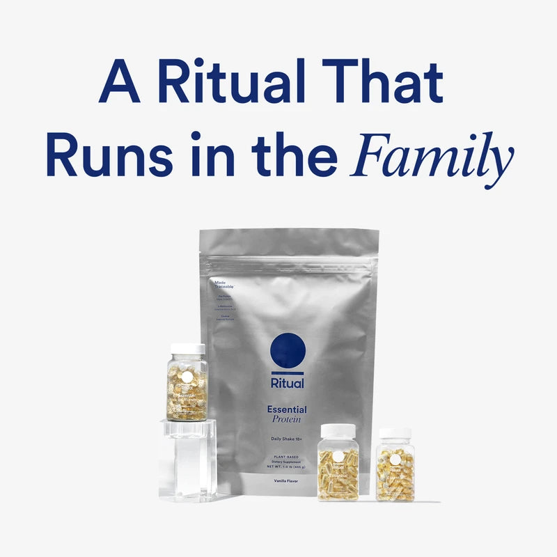 Ritual Multivitamin for Men 50 and Over with Zinc, Vitamin A and D3 for Immune Function Support*, Omega-3 DHA, B12, K2, Gluten Free, Non-GMO, Mint Essenced, 30 Day Supply, 60 Vegan Capsules