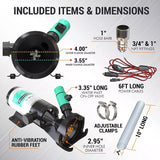 latch.it NEW LATCH.IT RV Macerator Pump | 12V Quick-Release