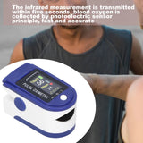 Fingertip Pulse Oximeter LED Dispaly Blood Oxygen Saturation Heart Rate Monitor with Strap