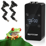 Updated Reptile Mister – Humidifier for Tanks, Amphibians, and Rainforest Plants with Timer and Manual Spray Functions