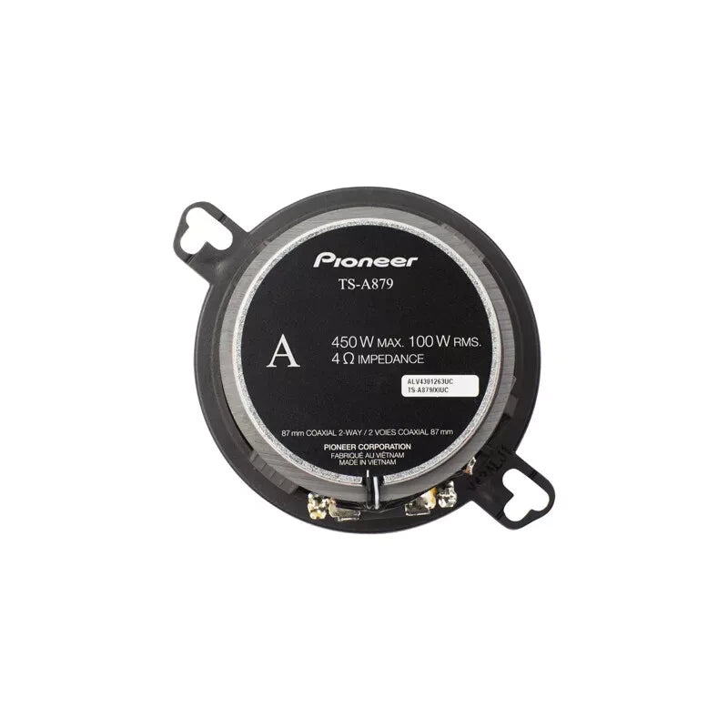 Pioneer TS-A879 3-1/2” 2-Way, 450 W Max power, 25mm Tweeter Coaxial Speaker Pair