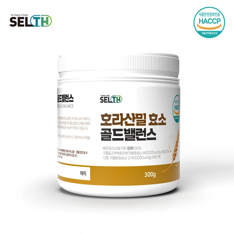 Cells Khorasan Wheat Enzyme Powder Gold Balance 300g Gold Kamut Enzyme / 셀스 호라산밀 효소 분말 골드밸런스 300g 골드 카무트효소