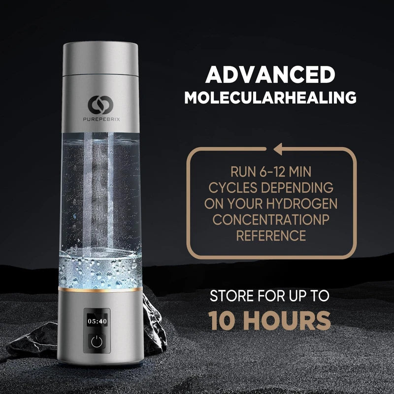 2024 Advanced Hydrogen Water Bottle Generator Platinum Edition- 4400 ppb Alkaline Pitcher