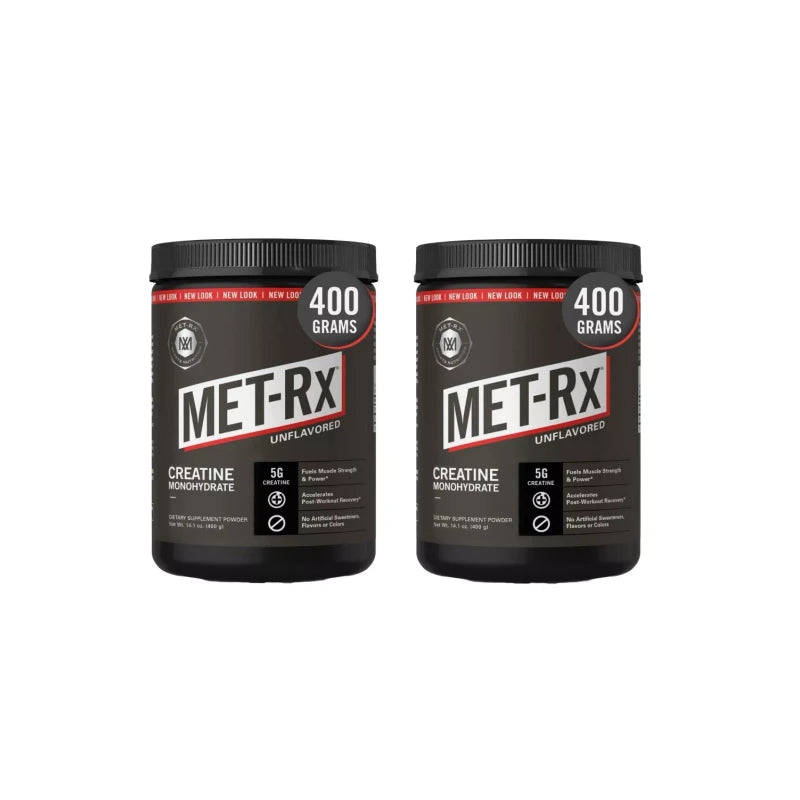 MET-Rx Met RX Creatine Monohydrate Powder Supplement Unflavored 800 Gram 160 Servings
