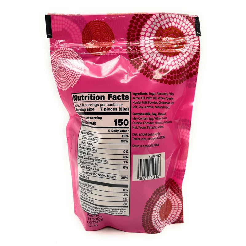 Cinnamon Sugar Almonds by Trader Joes 8/227g - Pack of 1