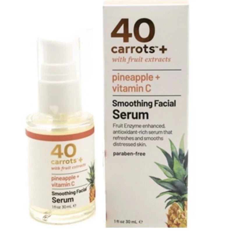 40 CARROTS Strawberry & Pineapple & Carrot + Vitamin C Vitamin Serum 1 oz - Pineapple + Vitamin C