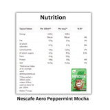 Instant Coffee Bundle Which Includes: 2x Mocha Nescafe Sachets : 1x Quality Street Green Triangle & 1x Aero Peppermint (7 instant coffee sachets each) Bundled With 1 x Coffee Spoon by Donny & Dev