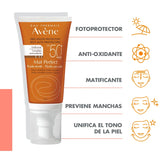 Avène Mat Perfect, Fluido con Color, Protector Solar FPS 50+