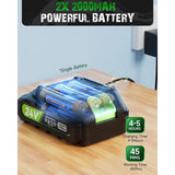 AORESAC Cordless Pressure Washer, Power Cleaner, MAX 800-PSI, 1.56 GPM, 24V Battery Powered Power Washer with Rechargeable 2000mAh Battery for Car/Floor Cleaning & Fence Cleaning