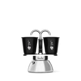 Bialetti (ビアレッティ) ミニエキスプレス インダクション 2カップ用 IH対応 & 直火式/エスプレッソカップ付(コーヒーメーカー エスプレッソメーカー マキネッタ)