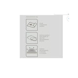 Equate Memory Foam Coccyx Tailbone Cushion Black Washable Cover Wheelchair/cha