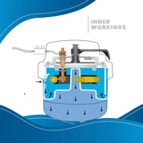 BOCCHERINI Electric Shower Water Heater For Bathroom 110V / 120V Ducha Electrica Para Agua Caliente Regadera Ducha Electrica/Instant Hot Water