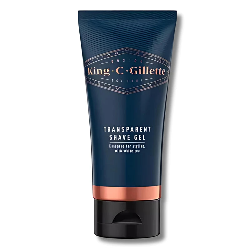 King C. Transparent Shave Gel 150ml, Pack of 2 – Achieve Precision and Control with This Clear, Hydrating Shave Gel for a Smooth, Comfortable Shaving Experience Every Time