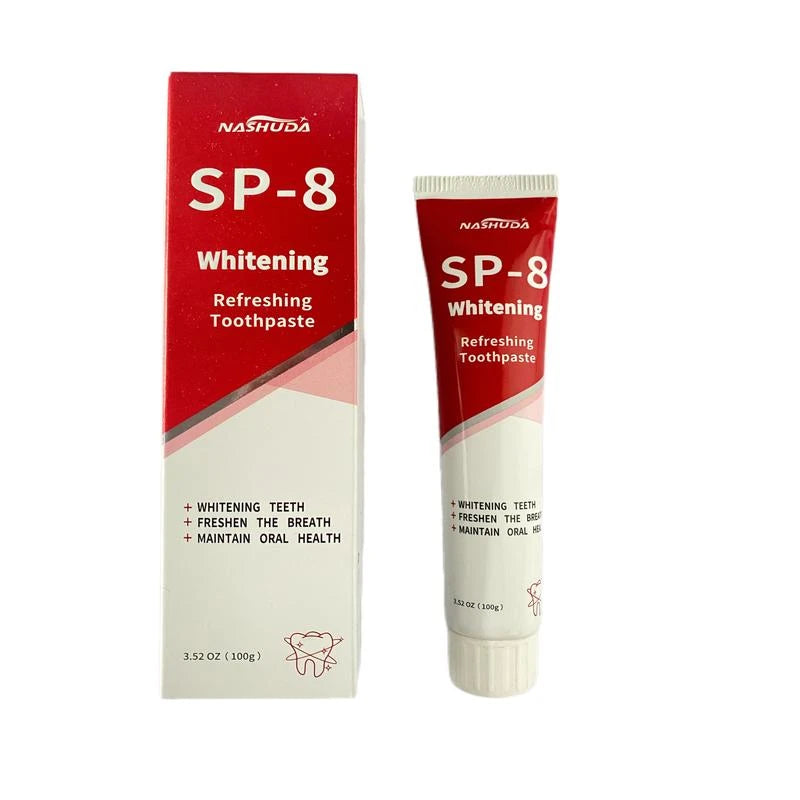 NASHUDA SP-8 Probiotic WhiteningToothpaste removes stains,Balances oral microbes, prevents cavitiesand freshens breath - Specification: 1PCS