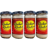 Deli Direct Rocket Radish 4-Pack Extra Hot Horseradish - 100% Pure, Freshly Prepared & Grated, Vegan, Perfect for Passover (8.5oz, 4 Pack)