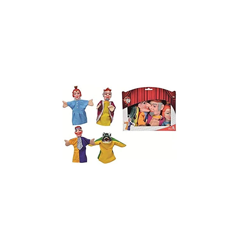 Simba 104588490 Punch and Judy Puppets Assorted Pack of 4 / 10 cm