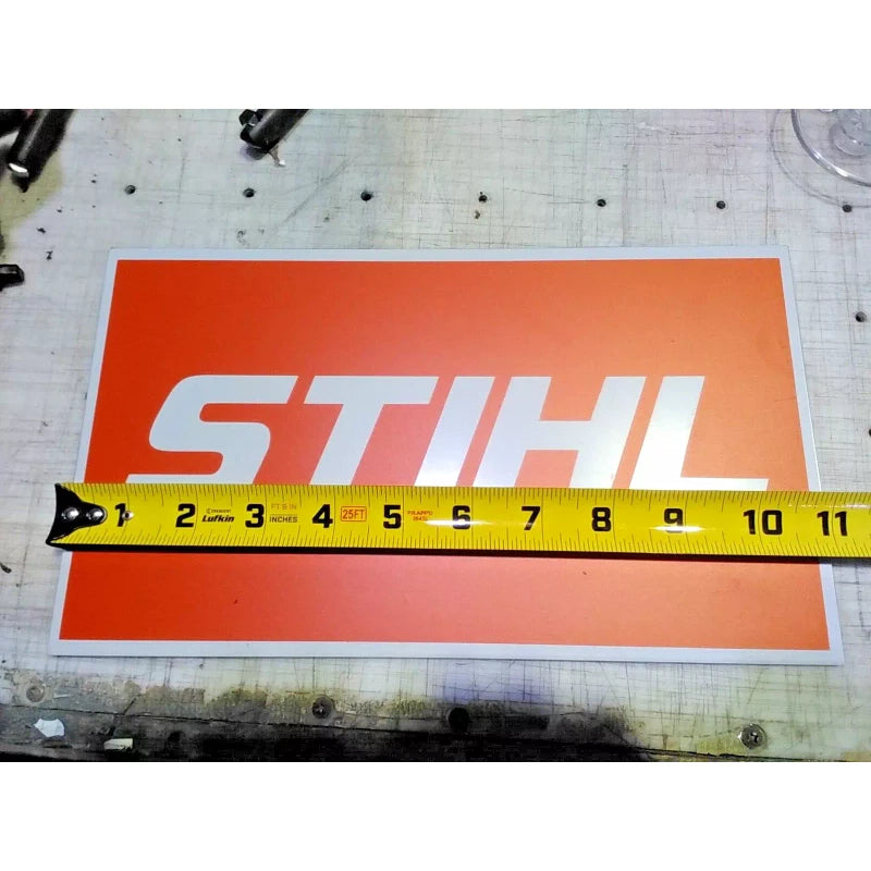 STIHL chainsaw Plaque, garage AlumaBond sign shop decoration