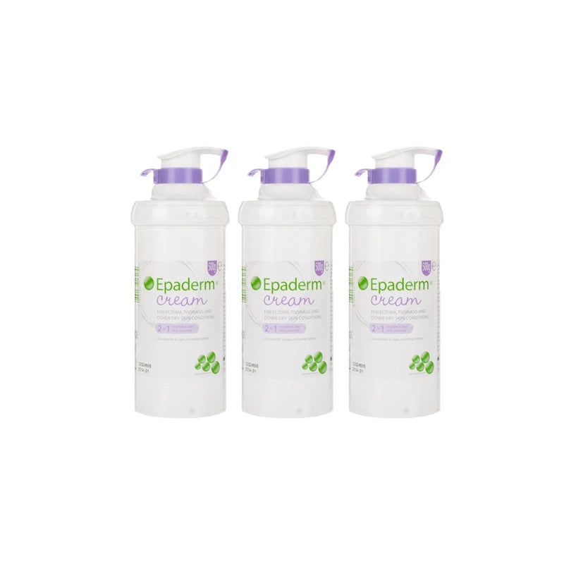 Epaderm Cream, 500g | x3 Pack