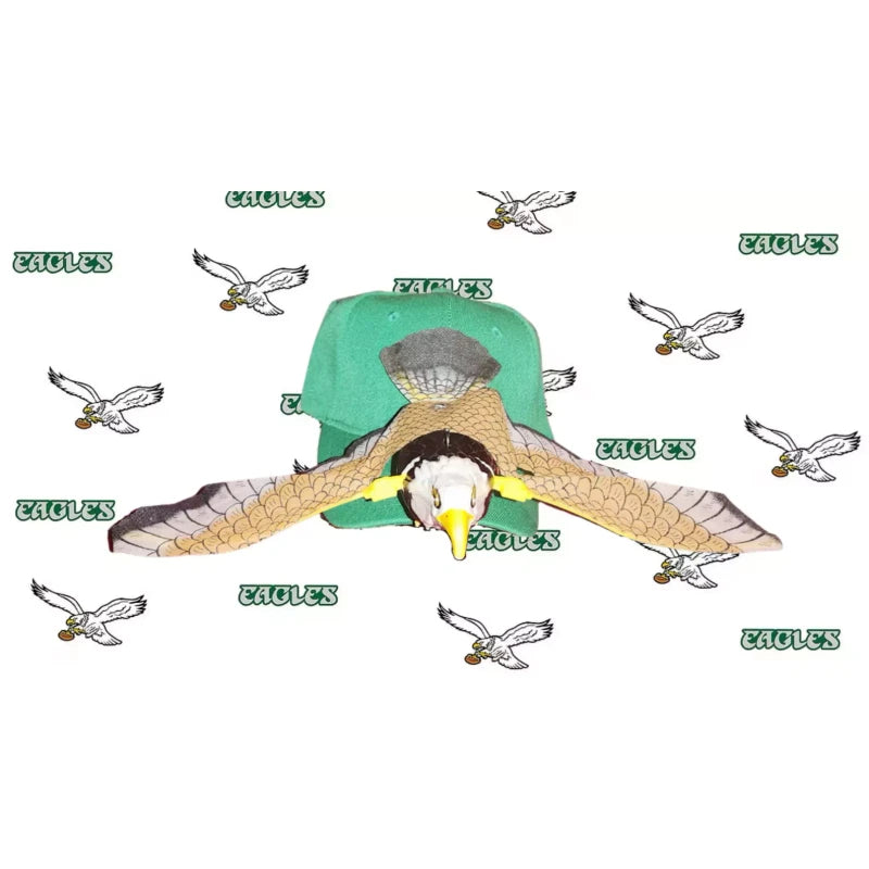 Philadelphia Eagles Cap Flapping Eagle Battery Operated (Distressed Hat Upgrade)