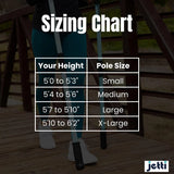 Perfectly Weighted Walking Poles for Full-Body Workouts, Enhanced Stability, and Improved Posture | Includes 2 Walking Poles & Carrying Case | 2.2 lbs