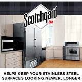 Scotchgard 7966-SG Stainless Steel Cleaner Resists Fingerprints & Smudges, No Drip Foam, 17 Oz, Original Version, 17 Fl Oz