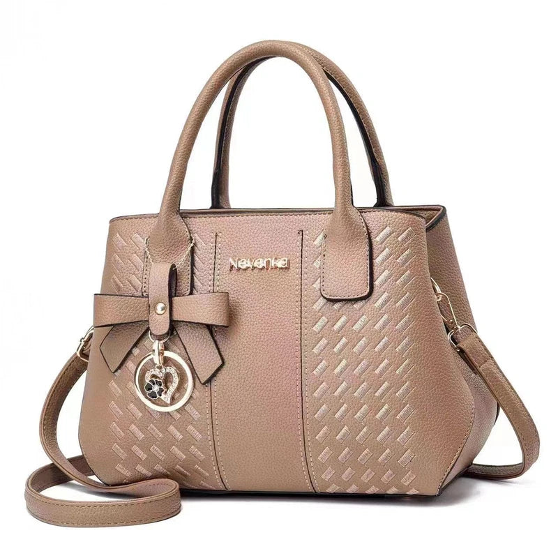 Nevenka Womens Purses and Handbags Shoulder Bag Ladies Designer Satchel (Khaki)