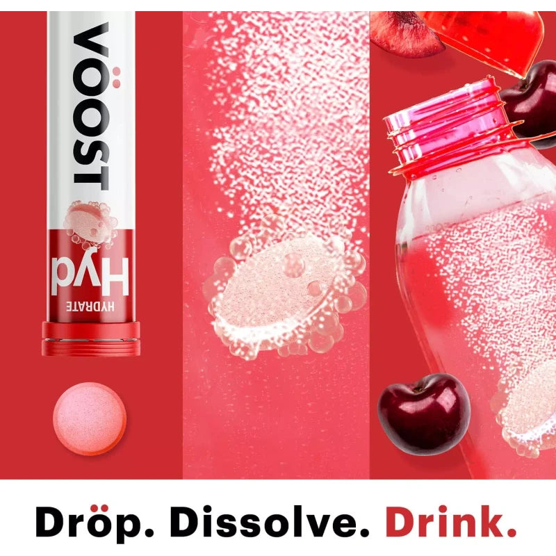 Voost Hydration Electrolyte & Hydration Tablet Fruit Punch 2 Pk 40 Tabs Exp 7/25