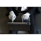 DefenderShield EMF Radiation Protection Computer Gloves - Use with Touch Screens, Keyboards, Tablets, Laptops and Cell Phones (One Large Pair)